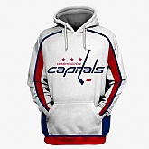 Capitals White All Stitched Hooded Sweatshirt,baseball caps,new era cap wholesale,wholesale hats